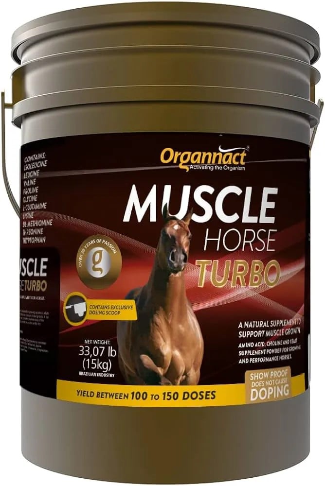 SUPLEMENTO MUSCLE HORSE TURBO 15KG PREMIADO - ORGANNACT