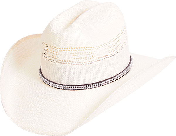 CHAPÉU BANGORA STRASS III BRANCO TAMANHO 59 12832 - PRALANA