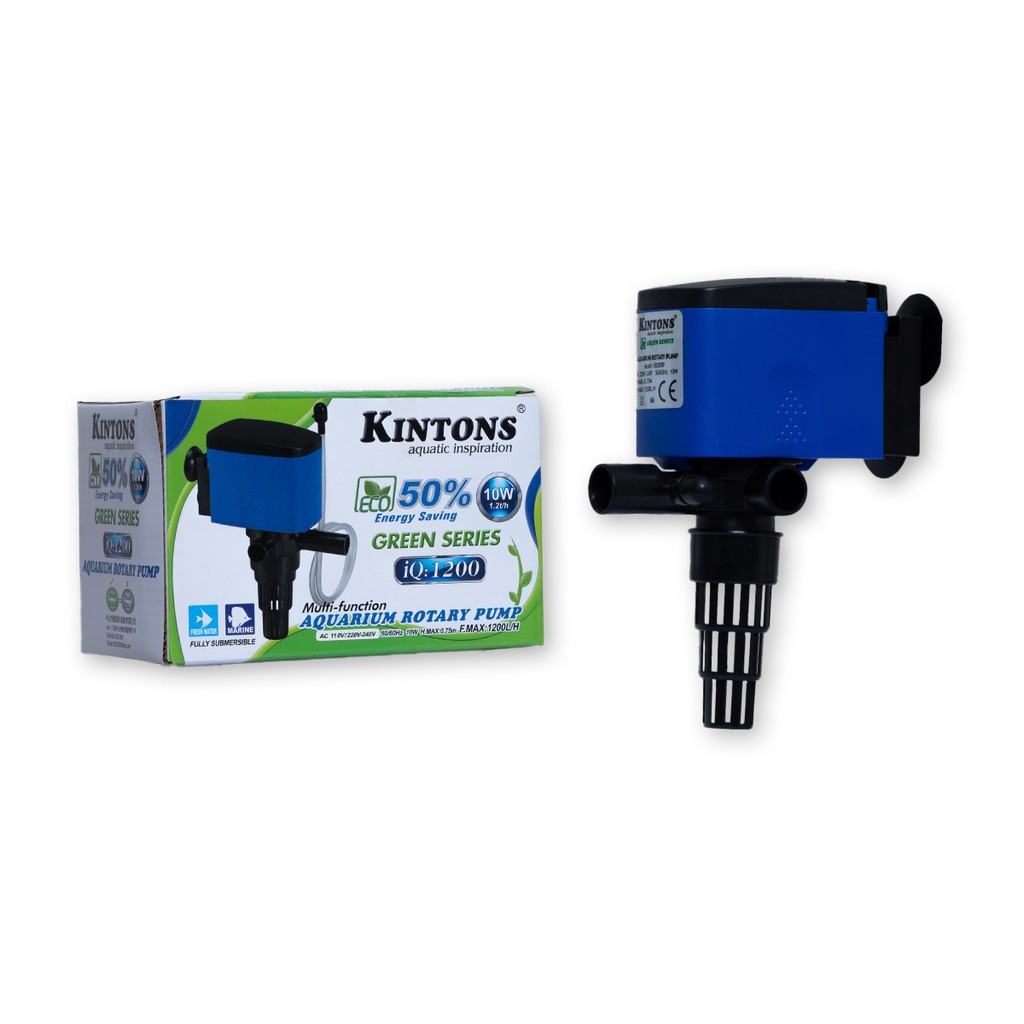 BOMBA SUBMERSA PARA AQUÁRIO IQ-1200 1200 LITROS POR HORA - KINTONS