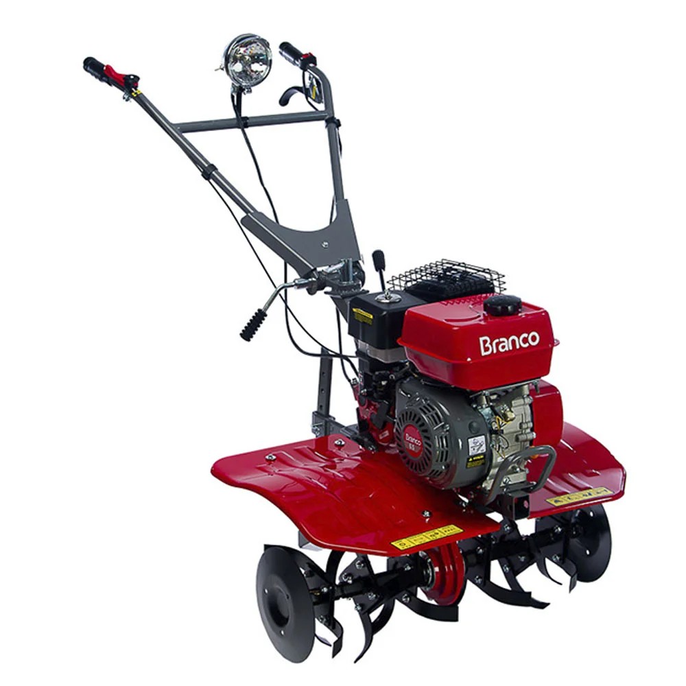 MOTOCULTIVADOR BTTG6.5 TRATORITO À GASOLINA 6,5CV PARTIDA MANUAL - BRANCO