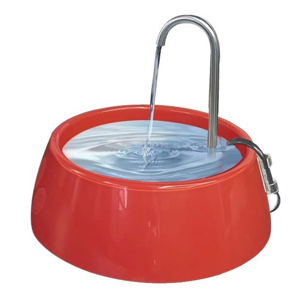 FONTE BEBEDOURO AUTOMÁTICO LITTLE BIVOLT VERMELHO 1L