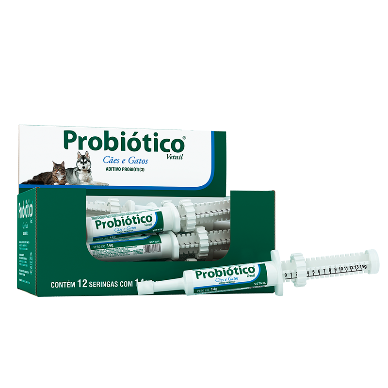 PROBIÓTICO PARA CÃES E GATOS 40G - VETNIL