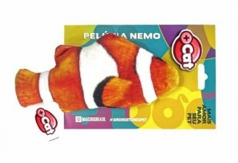 BRINQUEDO PARA GATOS PEIXE NEMO DE PELÚCIA 15CM - MAIS CAT