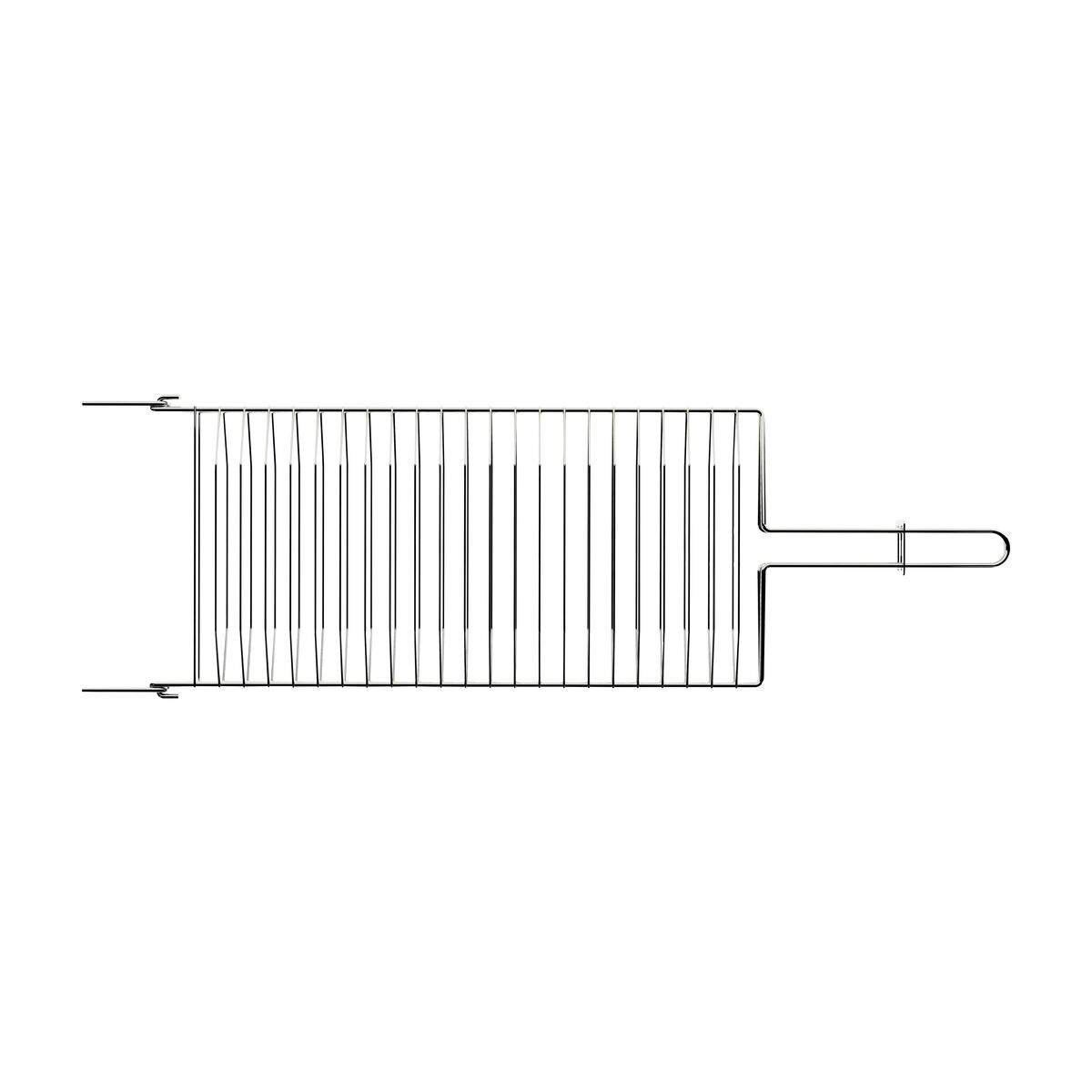 GRELHA TRAMONTINA CHURRASCO EM AÇO INOX 56X18CM - 26480005