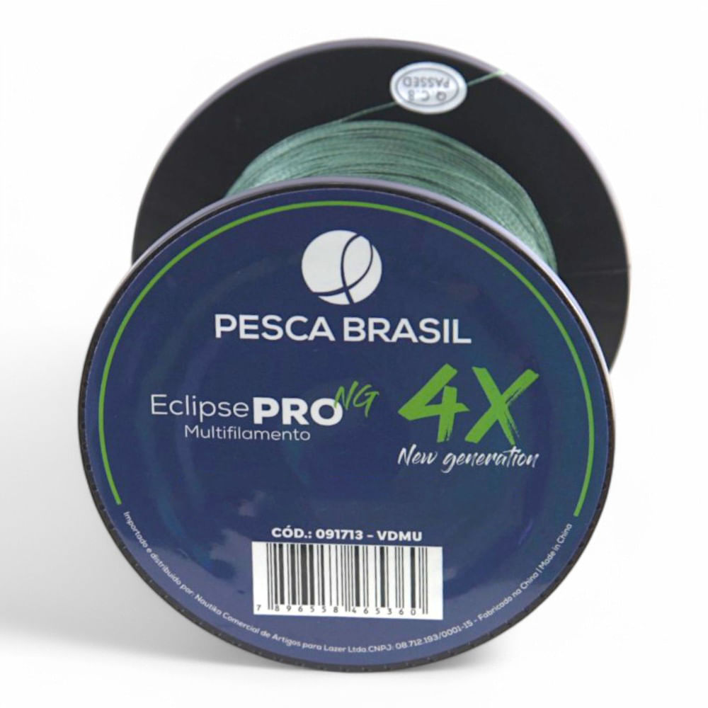 LINHA DE PESCA 500M MULTI ECLIPSE PRO 4X NG 0,35MM MULTIFILAMENTO - PESCA BRASIL