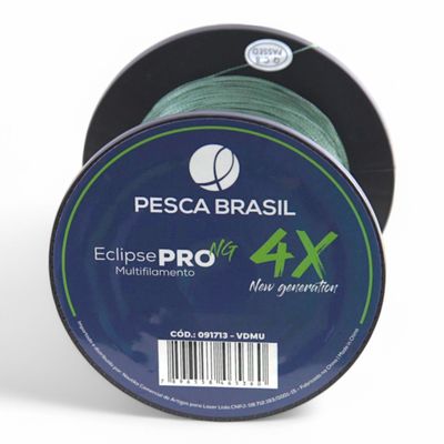 LINHA DE PESCA 500M MULTI ECLIPSE PRO 4X NG 0,45MM MULTIFILAMENTO - PESCA BRASIL