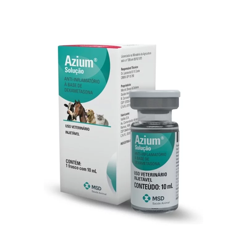 ANTI-INFLAMATÓRIO INJETÁVEL AZIUM SOLUÇÃO 10ML - MSD