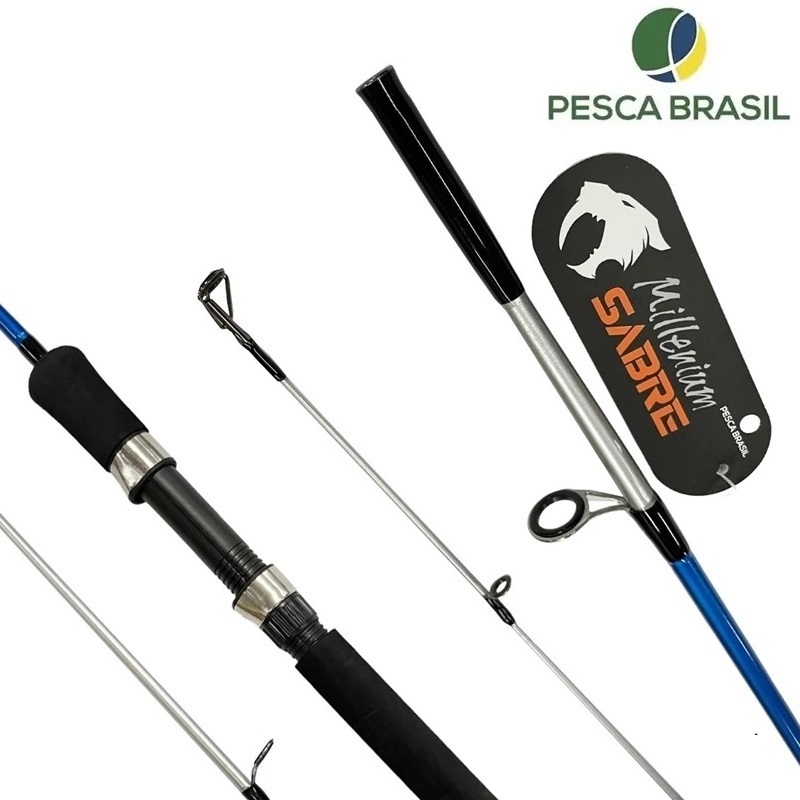 VARA SABRE PARA MOLINETE 1,68M 2 PARTES SBM 1682 - PESCA BRASIL