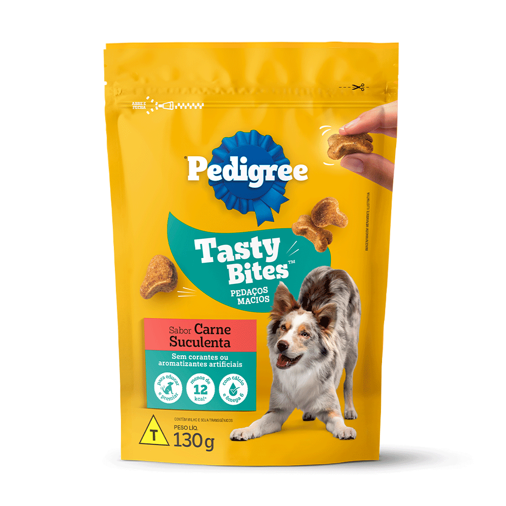 PETISCO PEDIGREE TASTY BITES CARNE 130G