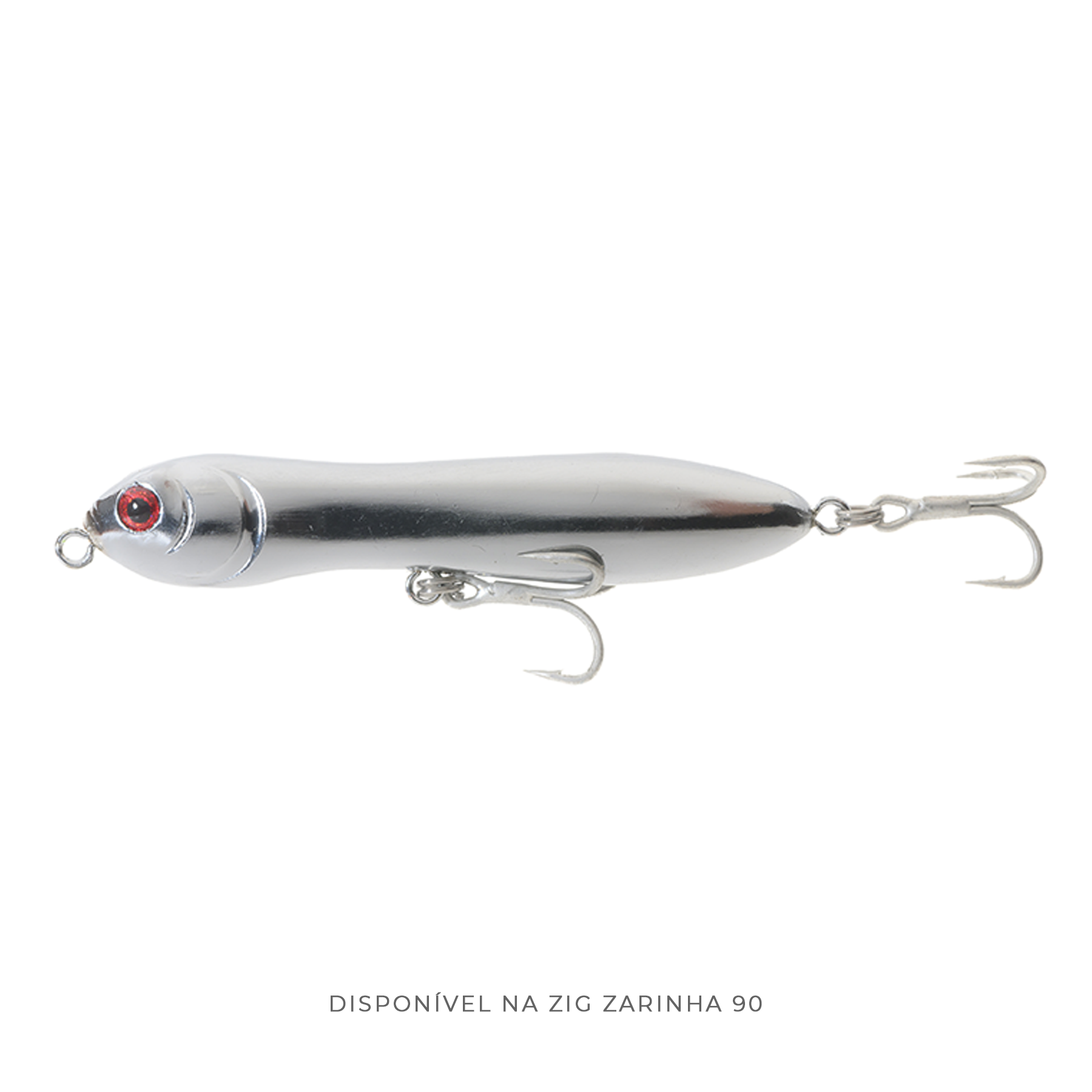 ISCA ARTIFICIAL NELSON NAKAMURA ZIG ZARINHA 90 COR 301 CROMADA - LUCKY