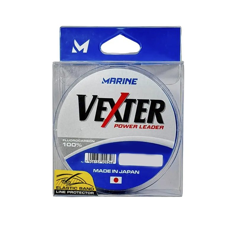 LINHA DE PESCA VEXTER POWER LEADER FLUOROCARBON 37LB/16,8KG 50M - MARINE