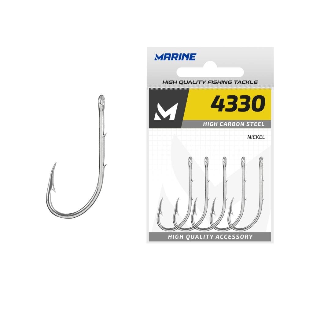 ANZOL 4330 SUPER STRONG TAMANHO 2/0 CARTELA COM 50 UNIDADES - MARINE