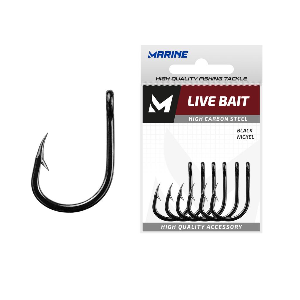 ANZOL LIVE BAIT BLACKNICKEL CT 9/0 C/ 10