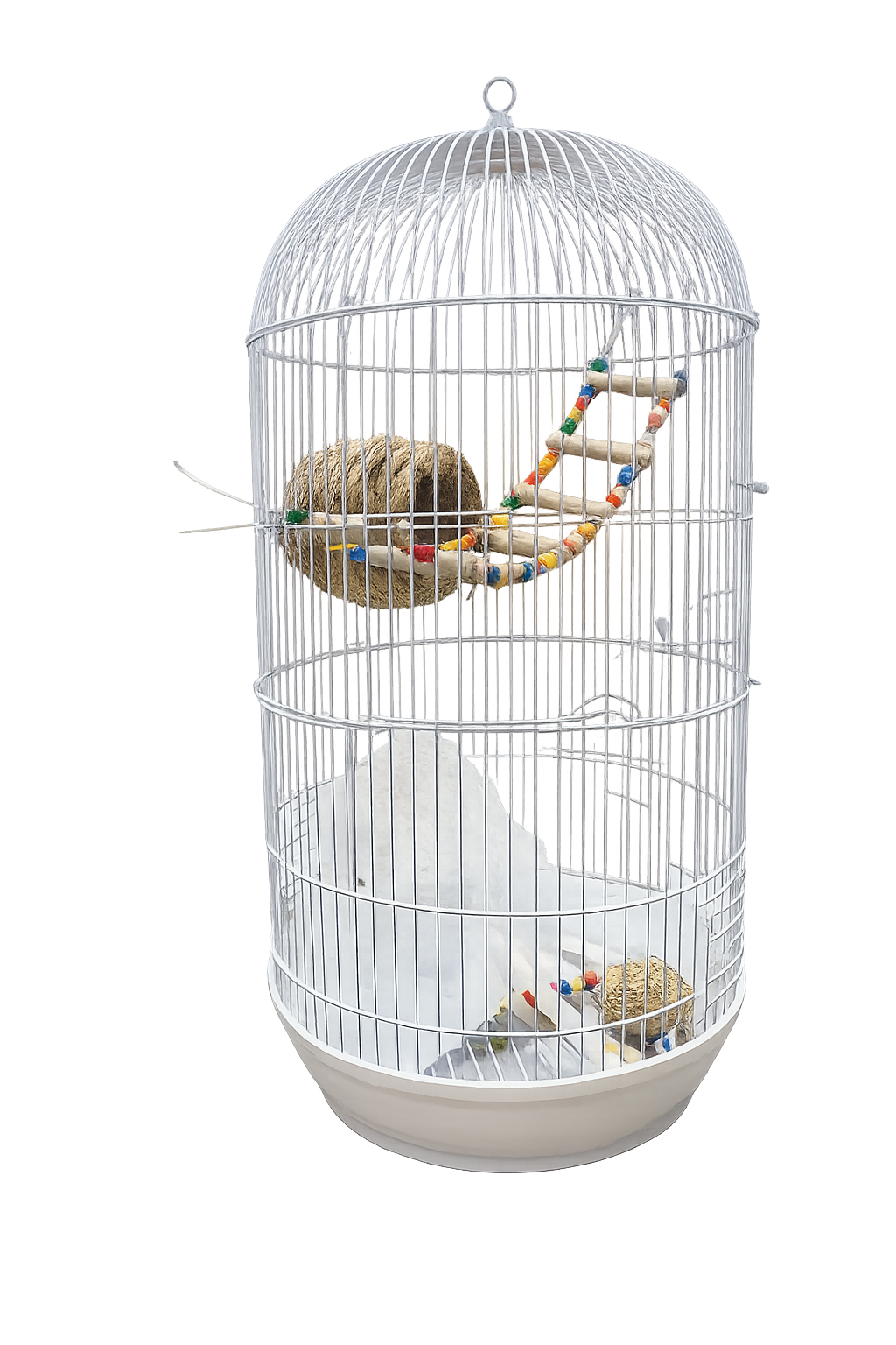 GAIOLA PARA PÁSSAROS BRANCA - SÃO PET