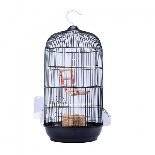 GAIOLA PARA PÁSSAROS PRETA - SÃO PET