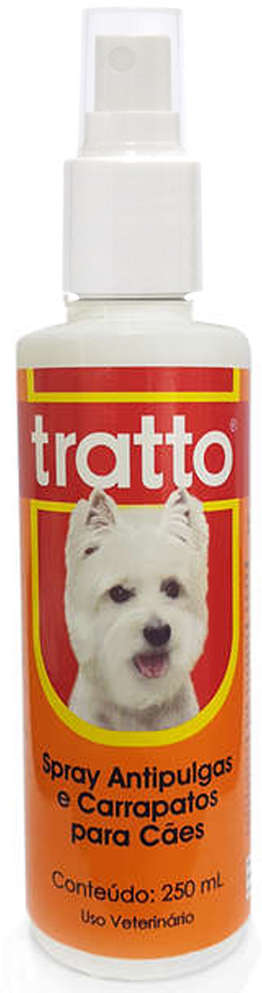 SPRAY TRATTO ANTIPULGAS E CARRAPATOS PARA CÃES 250ML