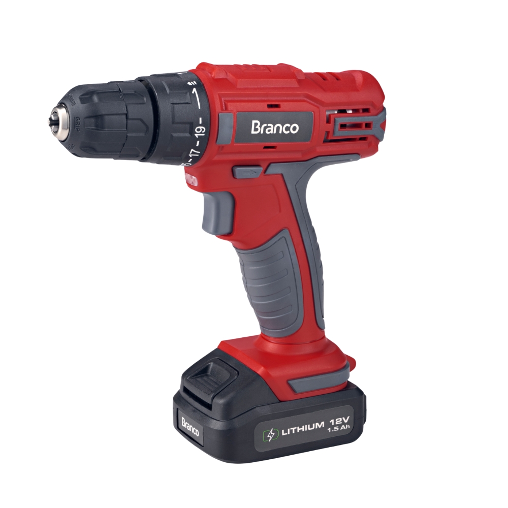 FURADEIRA E PARAFUSADEIRA 12V BPF 12L BIVOLT COM MALETA E ACESSÓRIOS - BRANCO