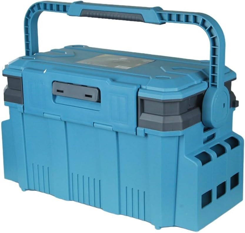 CAIXA DE PESCA 452526 AZUL AMPLO ESPAÇO COM ESTOJO E DIVISÓRIOS AJUSTÁVEIS - NAUTIKA