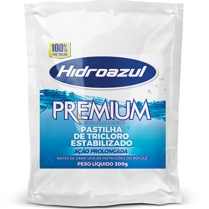 PASTILHA PREMIUM HIDROAZUL 200G