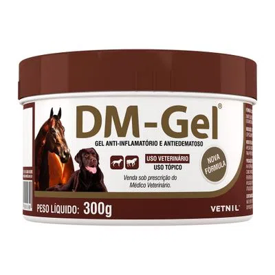 GEL ANTI-INFLAMATÓRIO PARA EQUINOS E CÃES DM GEL 300G - VETNIL