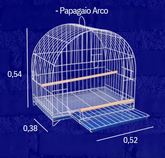 GAIOLA ARCO PARA PAPAGAIO - INCAR