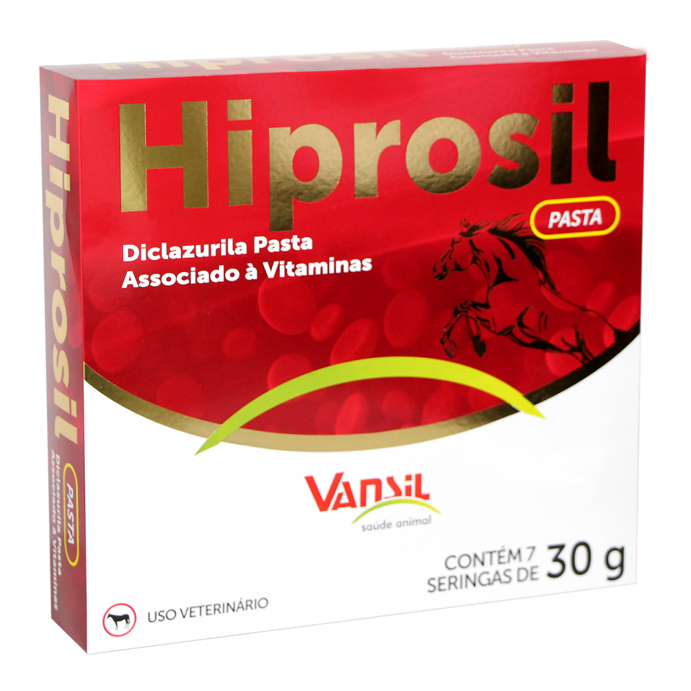 SUPLEMENTO PARA EQUINOS HIPROSIL 30G DISPLAY COM 7 UNIDADES - VANSIL