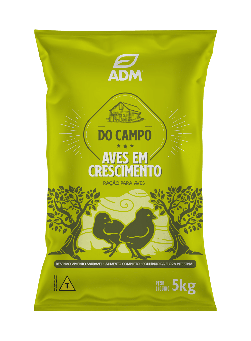 RAÇÃO DO CAMPO PARA AVES EM CRESCIMENTO 5KG