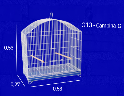 GAIOLA ARCO CAMPINA TAMANHO G - INCAR