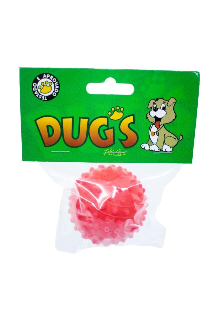 BRINQUEDO PARA PET BOLINHA ARCO-ÍRIS PEQUENA - DUG S