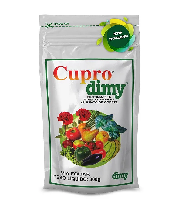 FUNGICIDA EM PÓ CUPRO DIMY CALDA BORDALESA 300G - DIMY