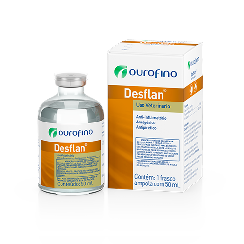 ANTI-INFLAMATÓRIO E ANALGÉSICO USO INJETÁVEL DESFLAN 50ML - OUROFINO