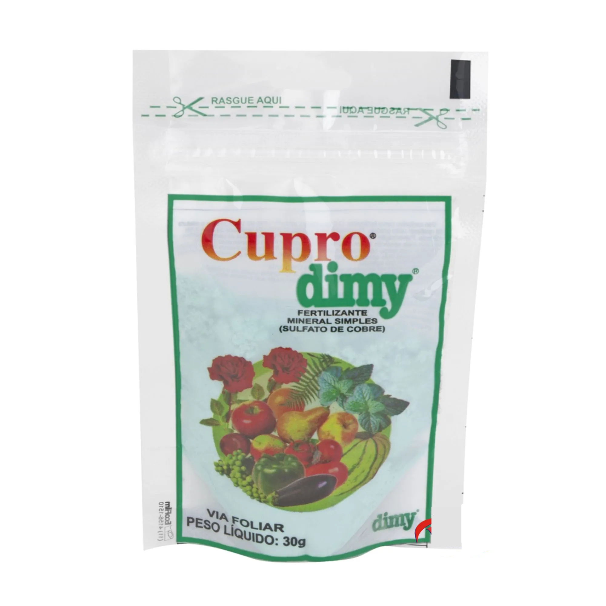 FUNGICIDA EM PÓ CUPRO DIMY CALDA BORDALESA 30G - DIMY