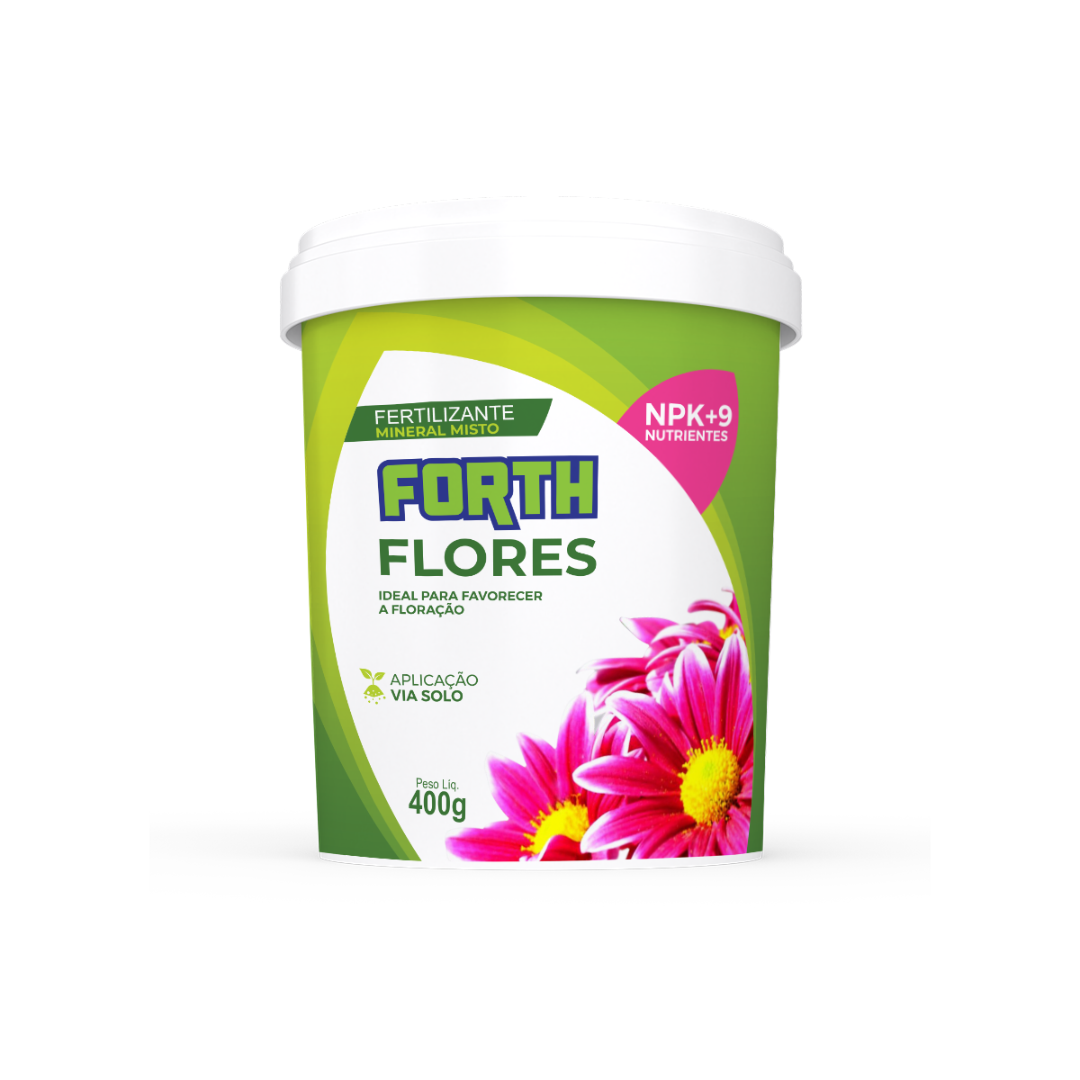 FERTILIZANTE MINERAL MISTO FORTH FLORES 400G