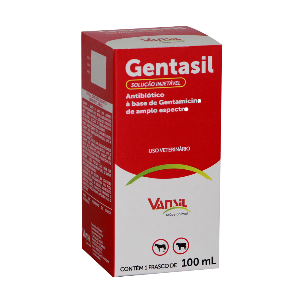 ANTIBIÓTICO USO INJETÁVEL GENTASIL 100ML - VANSIL