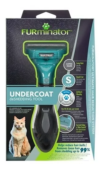 ESCOVA TIRA PELO FURMINATOR PEQUENO PARA GATOS DE PELO LONGO - FURMINATOR