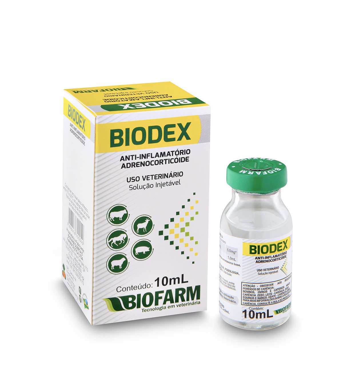 ANTIINFLAMATÓRIO ADENOCORTICÓIDE BIODEX 10ML USO INJETÁVEL - BIOFARM