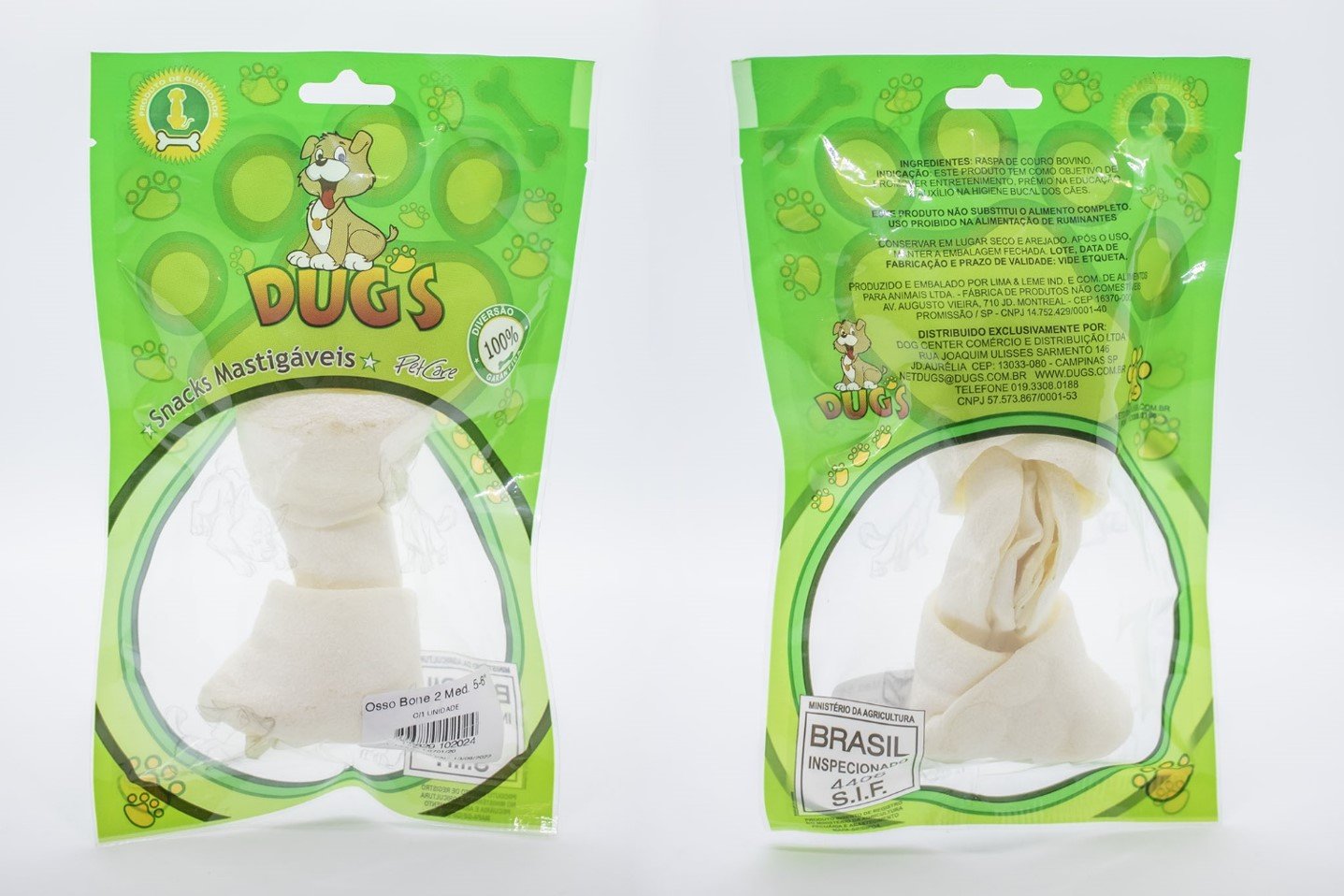 OSSO BONE 2 MÉDIO PARA CÃES - DUG S